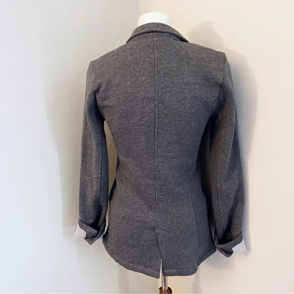 New Icone blazer gray academia teacher office career fall chic classic - Picture 2 of 8